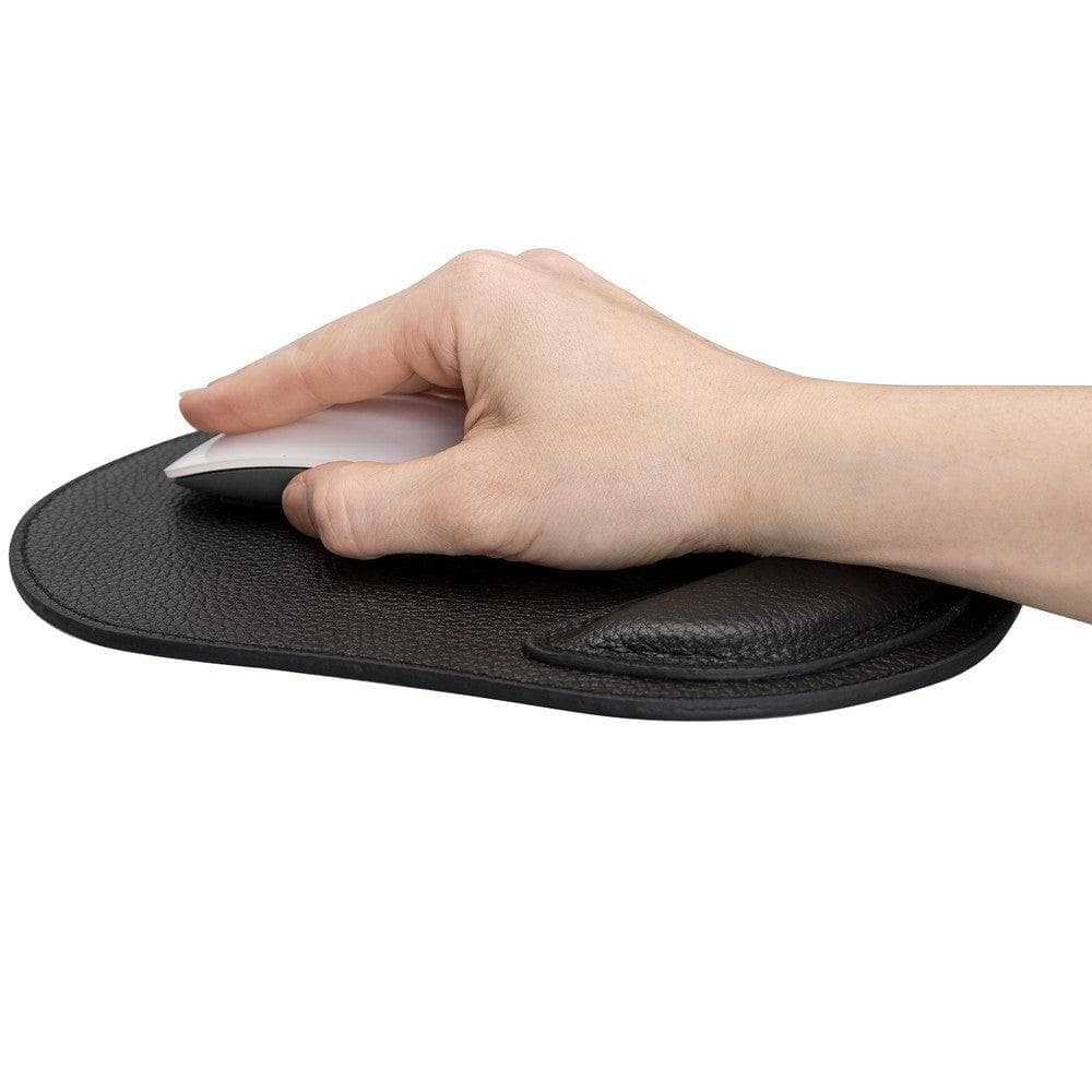 Cushioned Genuine Leather Mouse Pad