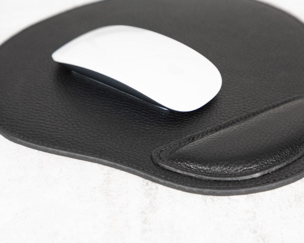 Cushioned Genuine Leather Mouse Pad