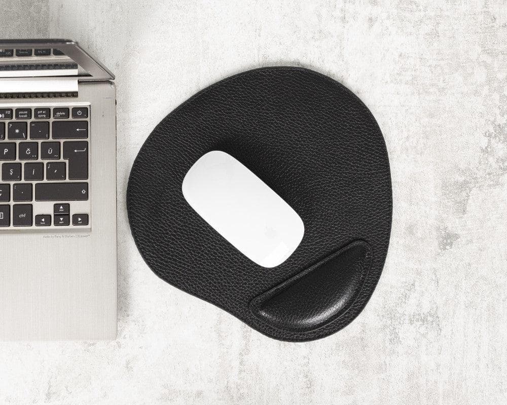 Cushioned Genuine Leather Mouse Pad