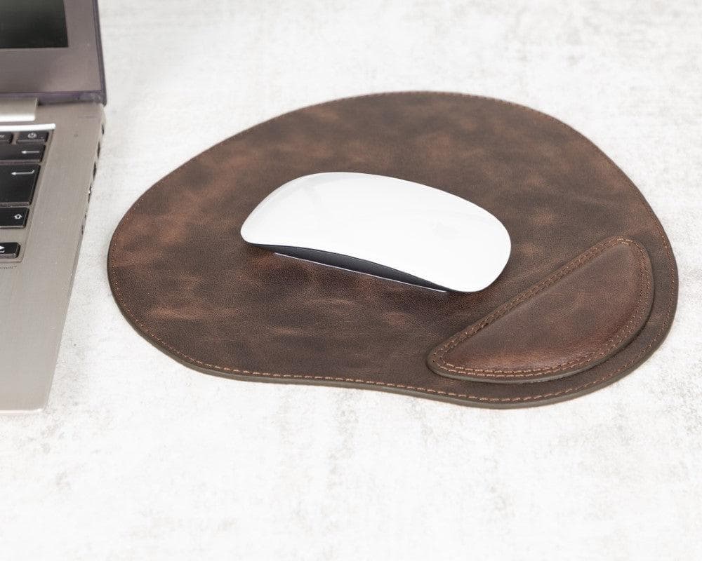 Cushioned Genuine Leather Mouse Pad