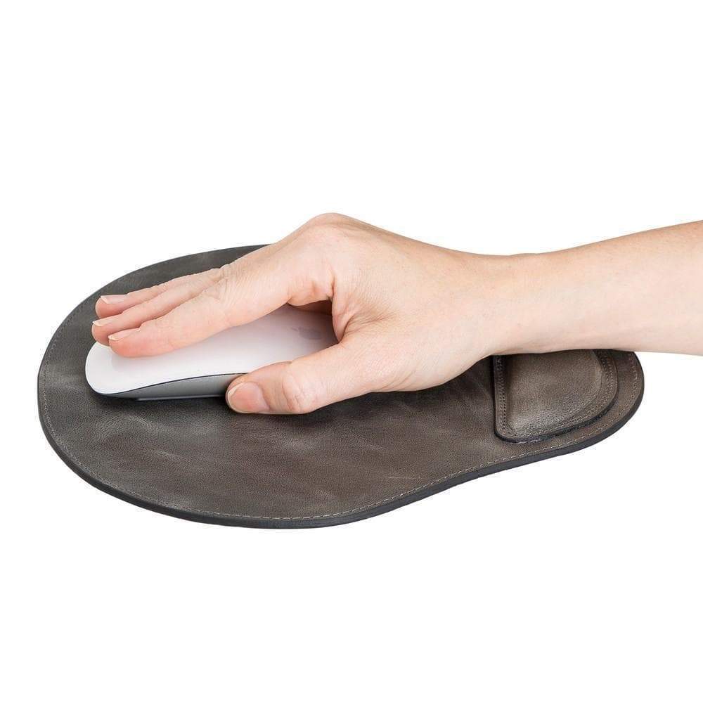 Cushioned Genuine Leather Mouse Pad