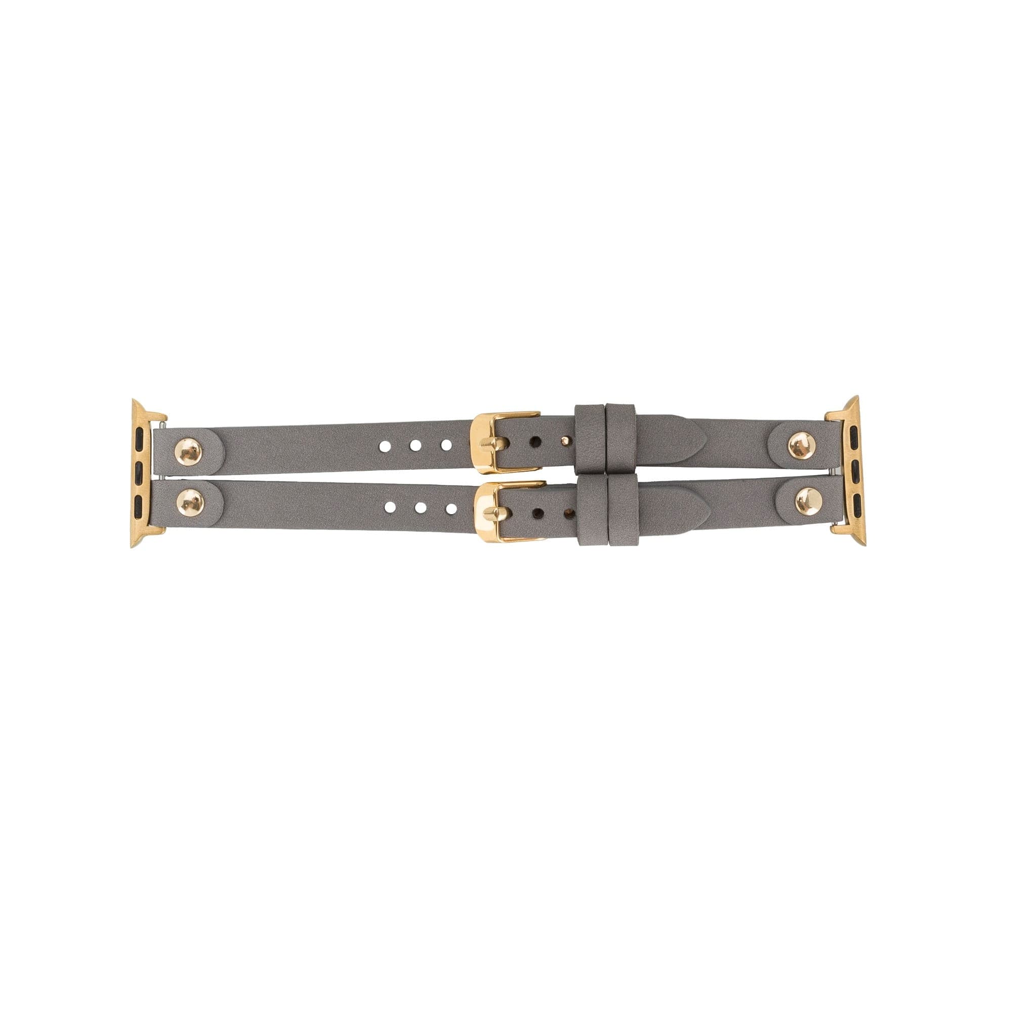 Durham Ely Apple Watch Leather Straps - NU2 / Gold