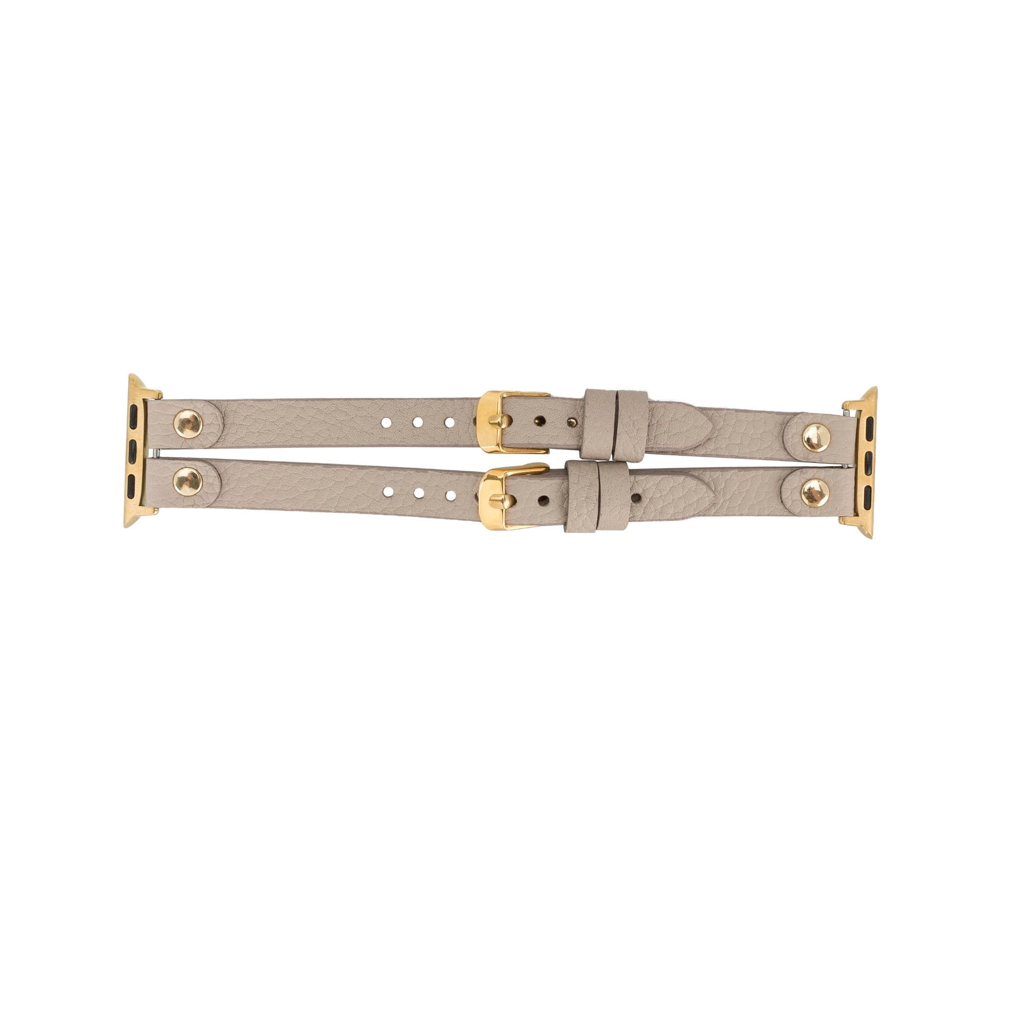 Durham Ely Apple Watch Leather Straps - NU2 / Gold