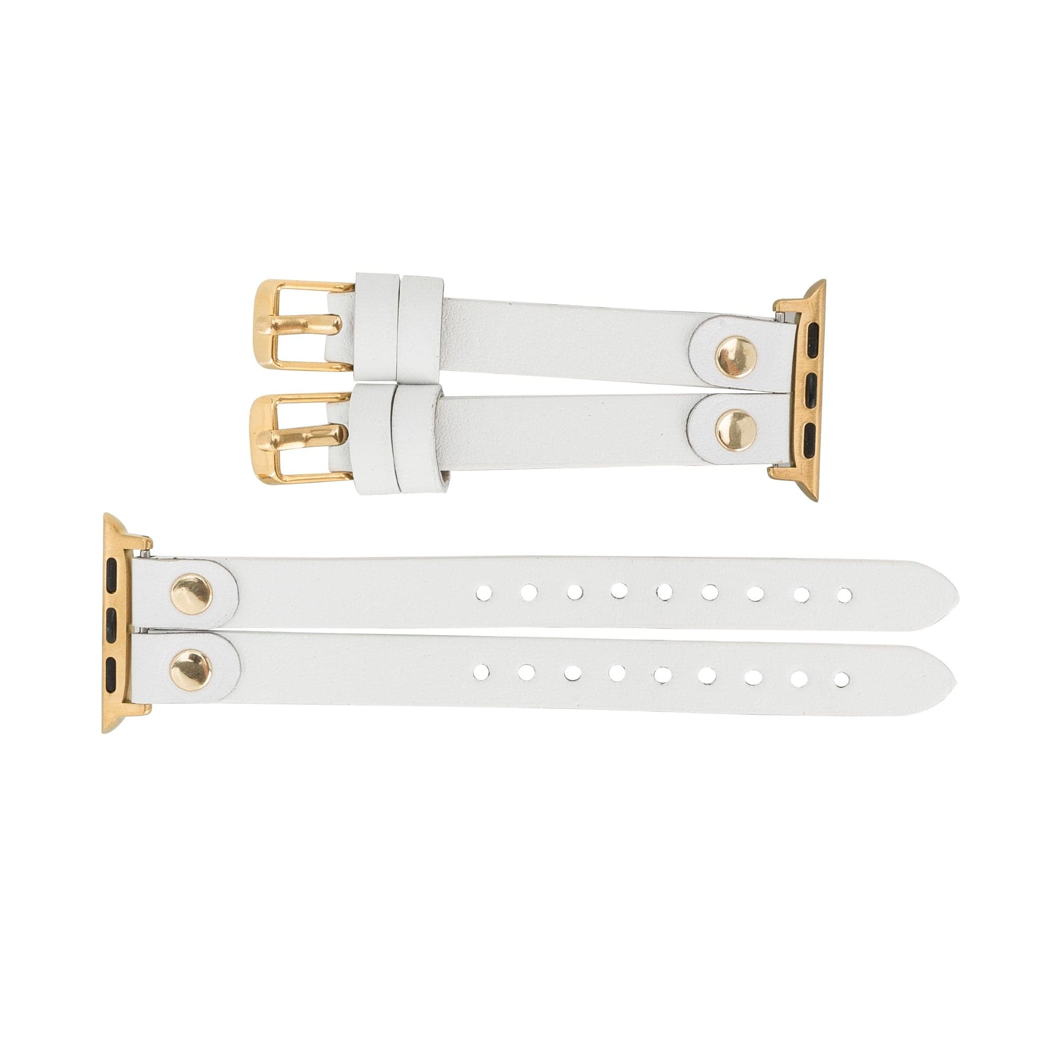 Durham Ely Apple Watch Leather Straps - NU2 / Gold