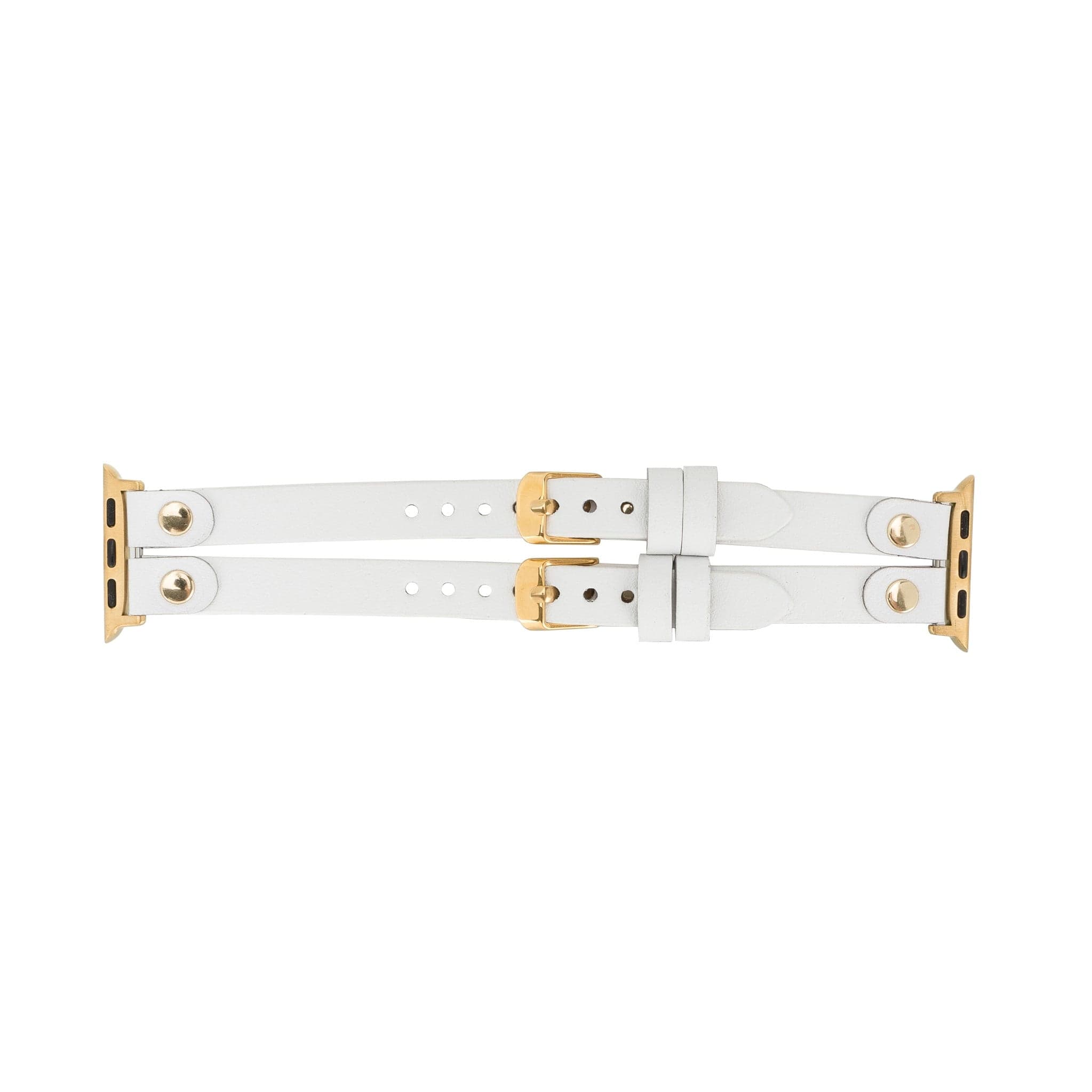 Durham Ely Apple Watch Leather Straps - NU2 / Gold