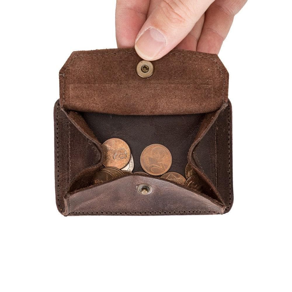 Functional Genuine Leather Coin Holder