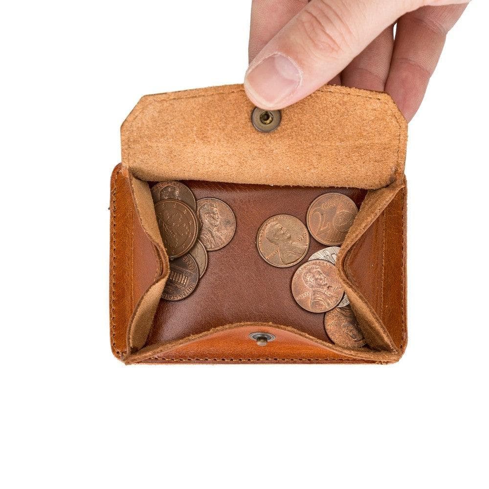 Functional Genuine Leather Coin Holder