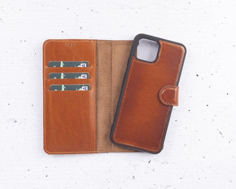 Google Pixel 4 Series Detachble Magnetic Wallet Leather Case - Google Pixel / Brown