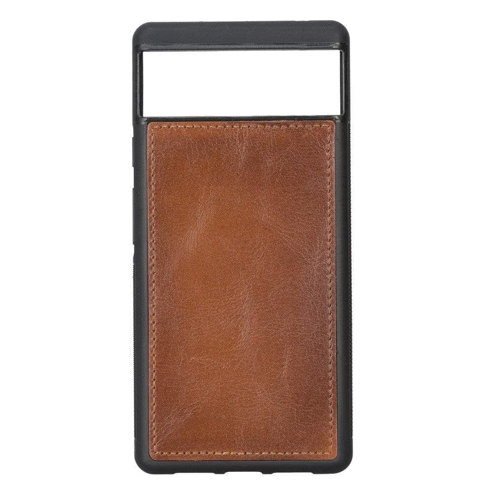 Google Pixel 6 and Google Pixel 5 Series Detachble Magnetic Wallet Leather Case - Google Pixel 6 Pro / Brown