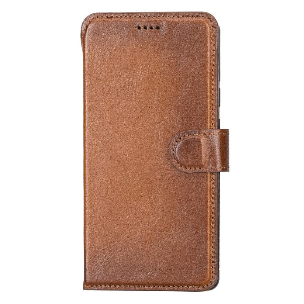 Google Pixel 6 and Google Pixel 5 Series Detachble Magnetic Wallet Leather Case - Google Pixel 6 Pro / Brown