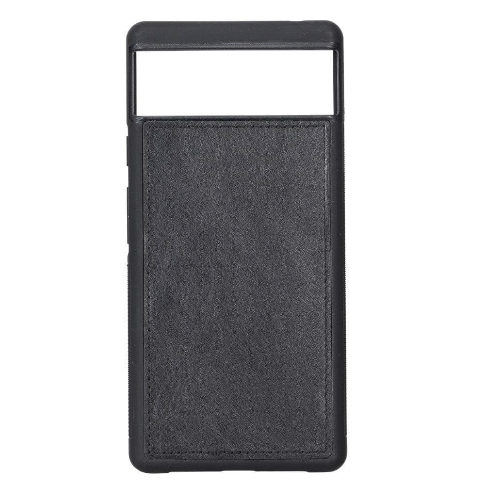 Google Pixel 6 and Google Pixel 5 Series Detachble Magnetic Wallet Leather Case - Google Pixel 6 / Black