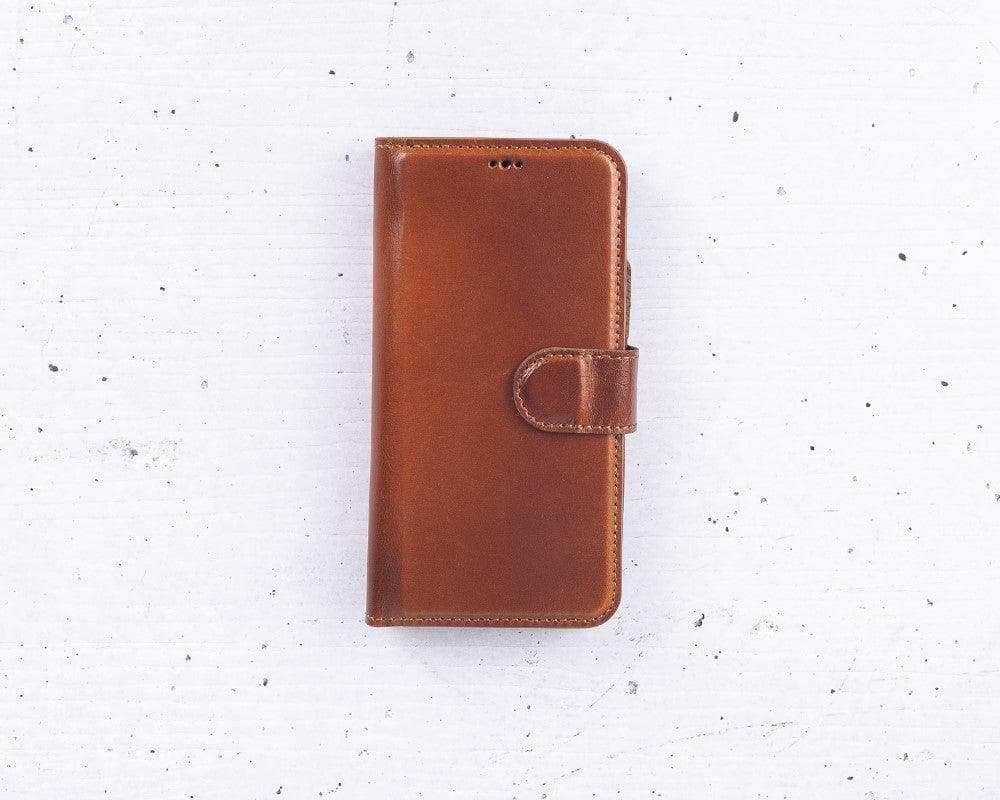 Google Pixel 6 and Google Pixel 5 Series Detachble Magnetic Wallet Leather Case - Google Pixel 5 / Brown