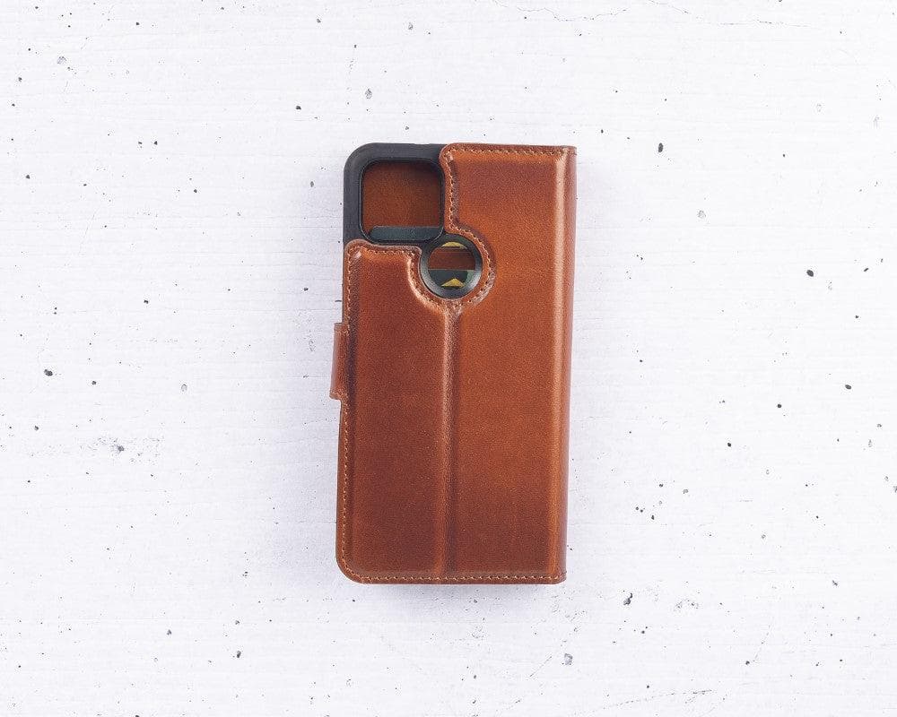 Google Pixel 6 and Google Pixel 5 Series Detachble Magnetic Wallet Leather Case - Google Pixel 6 Pro / Brown