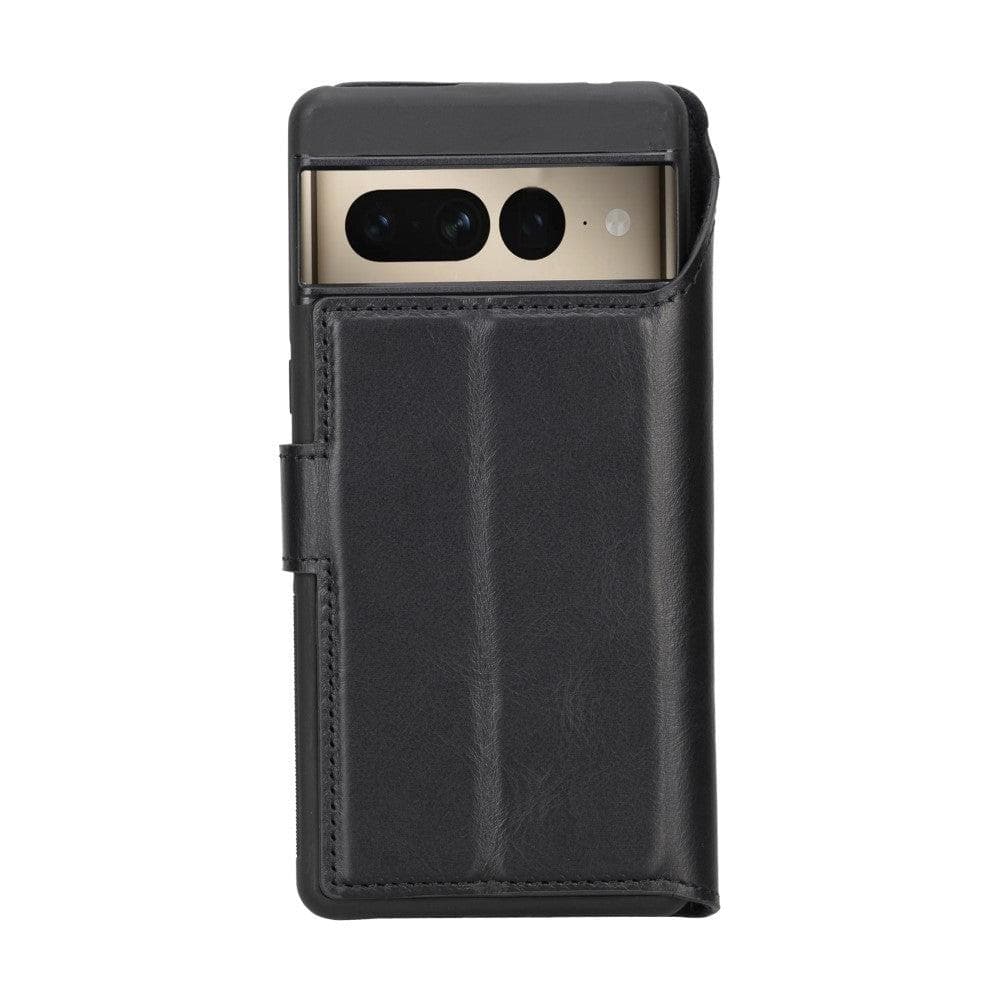 Google Pixel 7 Series Detachble Leather Magic Wallet Case - Google Pixel 7 Pro / Tan