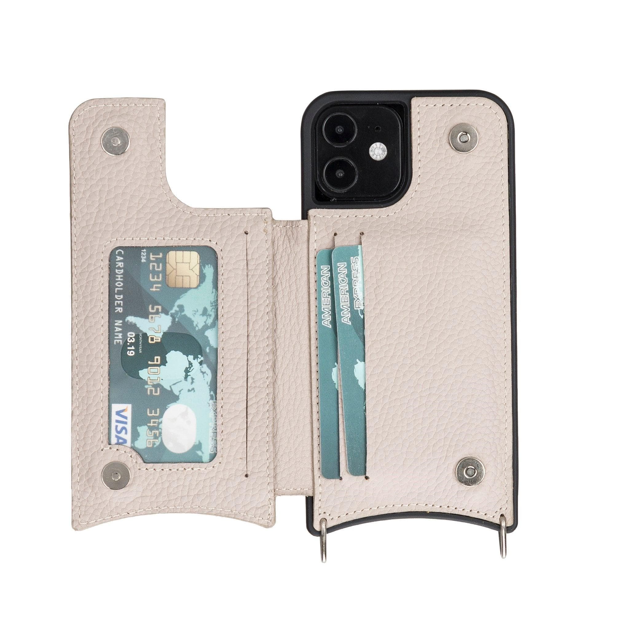 iPhone 12 Series Leather Saff UFW Plain Strap - iPhone 12 Pro 6.1' / Mink