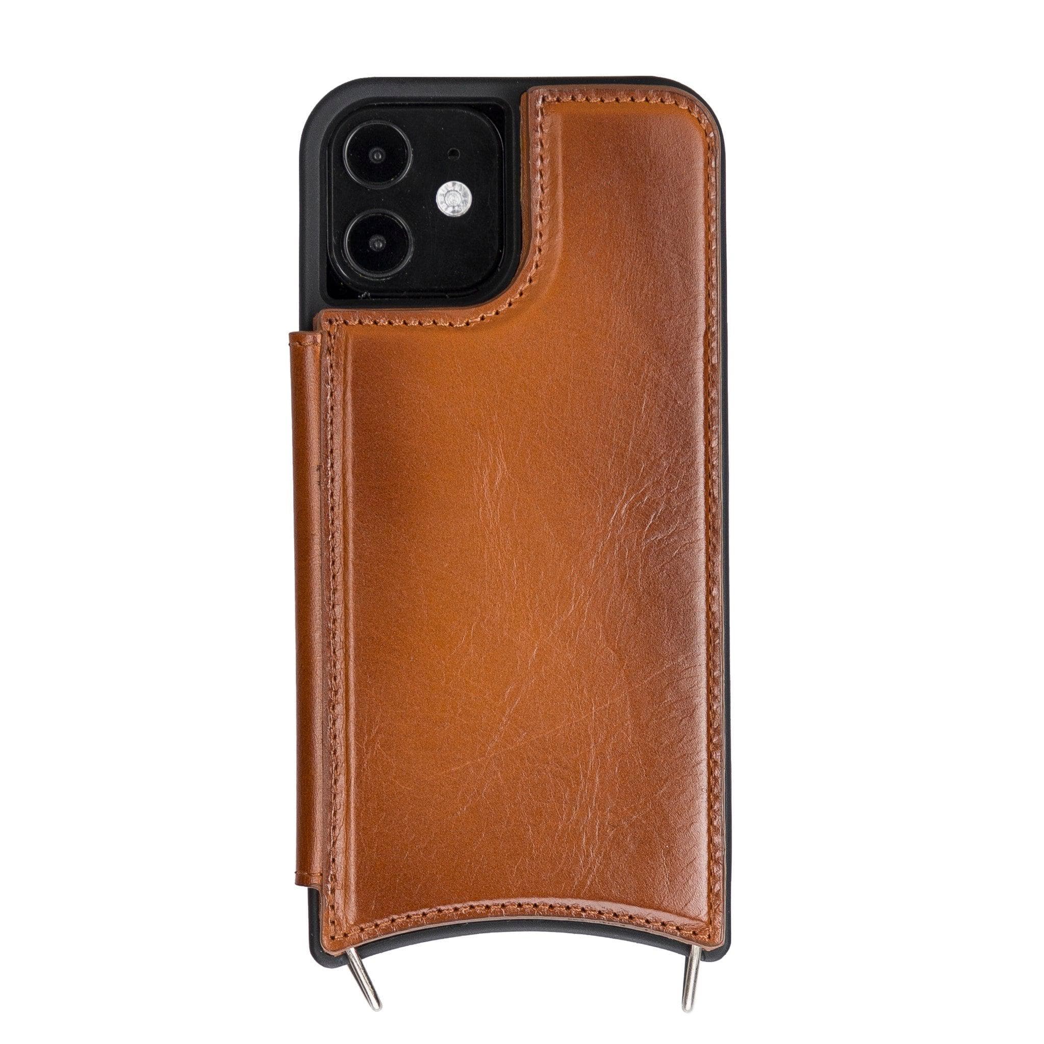 iPhone 12 Series Leather Saff UFW Plain Strap - iPhone 12 Pro 6.1' / Tan