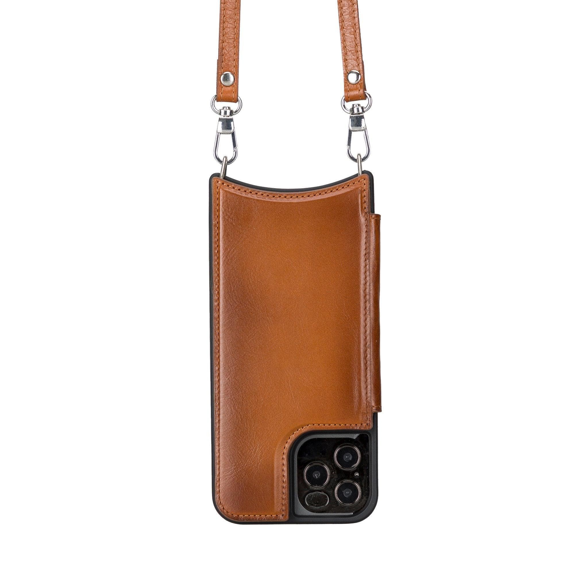 iPhone 12 Series Leather Saff UFW Plain Strap - iPhone 12 Pro 6.1' / Tan