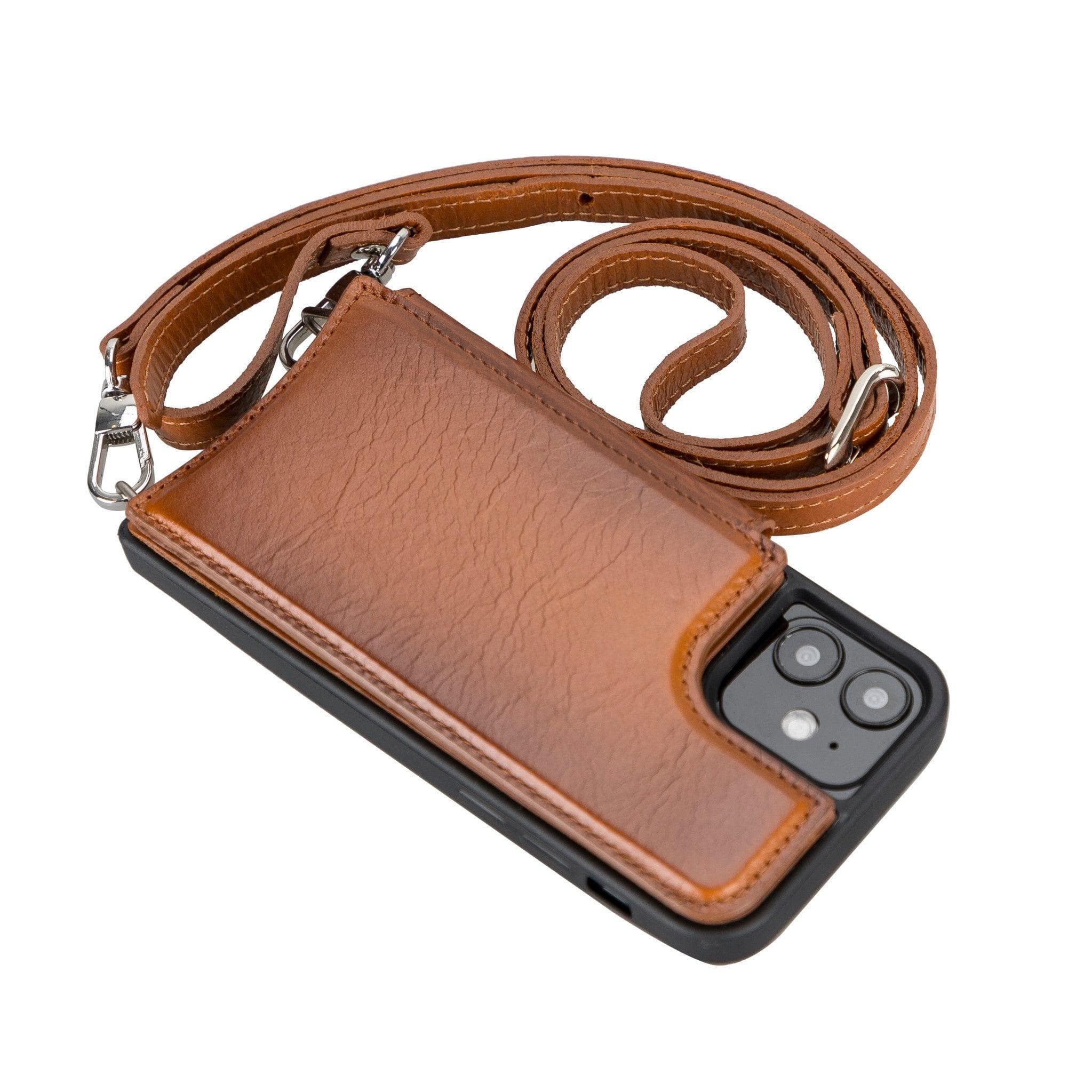 iPhone 12 Series Leather Saff UFW Plain Strap - iPhone 12 Pro 6.1' / Tan