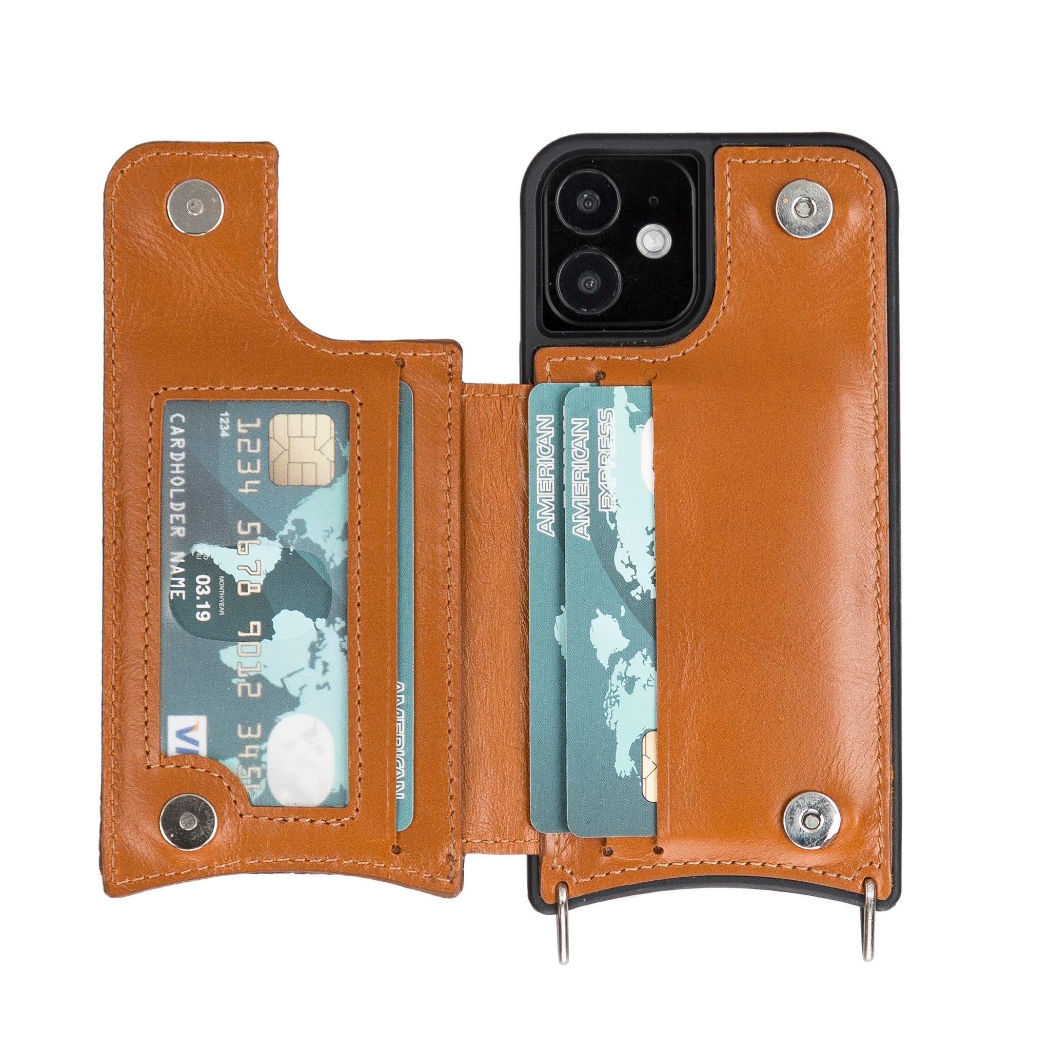 iPhone 12 Series Leather Saff UFW Plain Strap - iPhone 12 Pro Max 6.7' / Mink