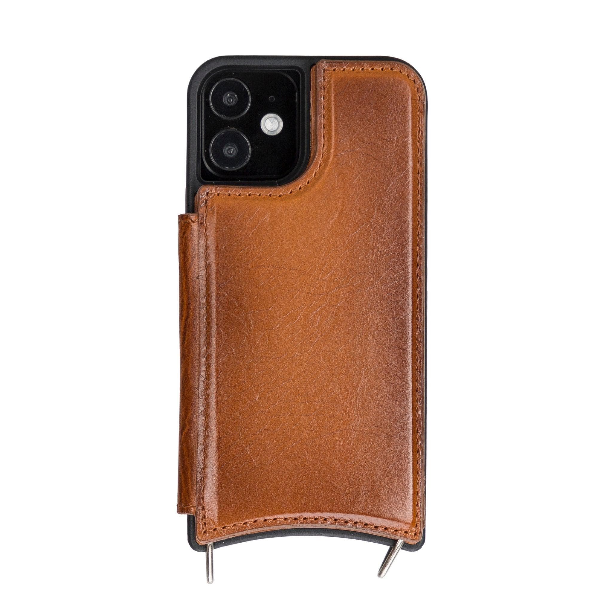 iPhone 12 Series Leather Saff UFW Plain Strap - iPhone 12 Pro Max 6.7' / Mink