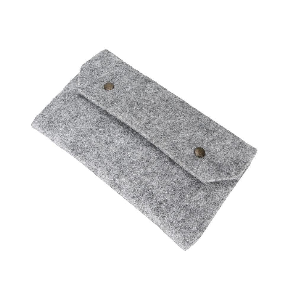 Jones Felt Wallet - Gray