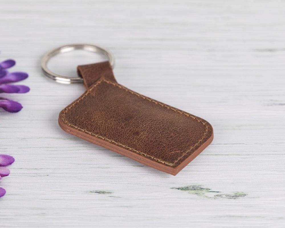 Leather Keyring - BRN4