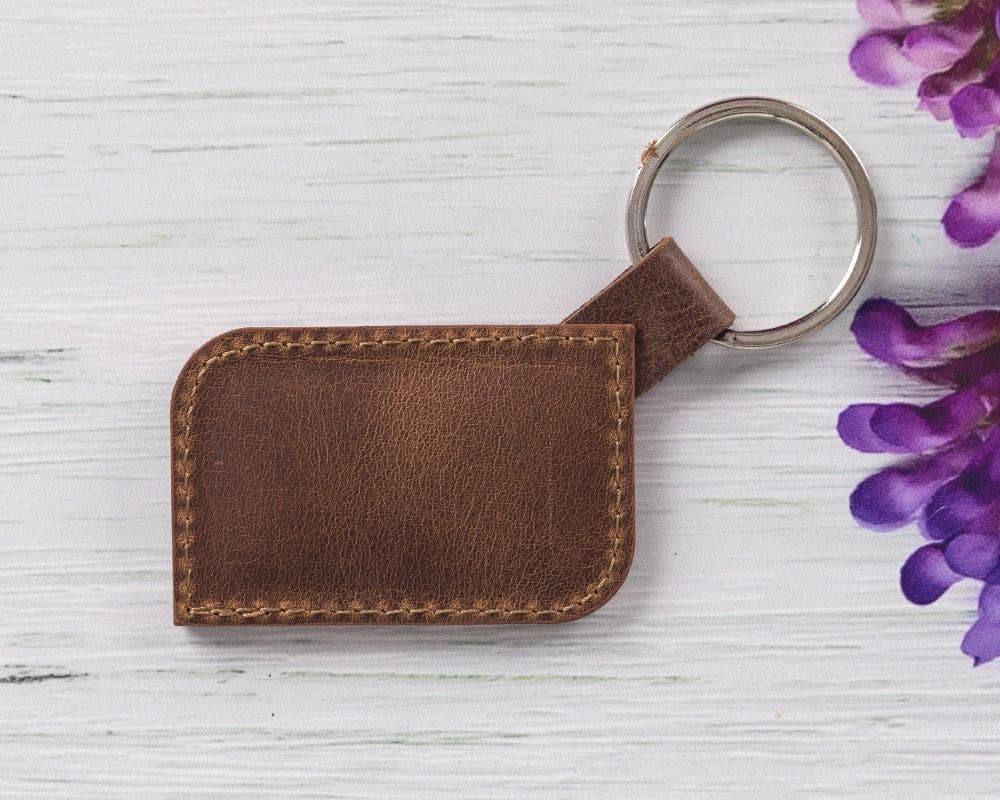 Leather Keyring - BRN4