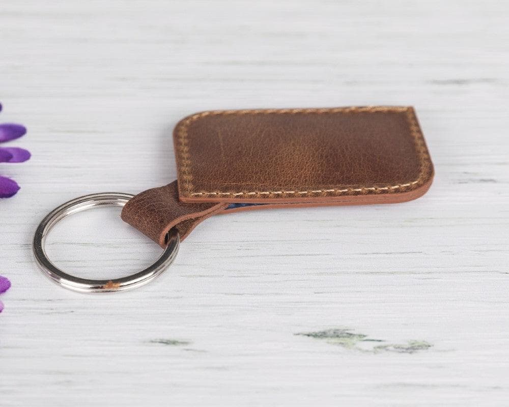 Leather Keyring - BRN4