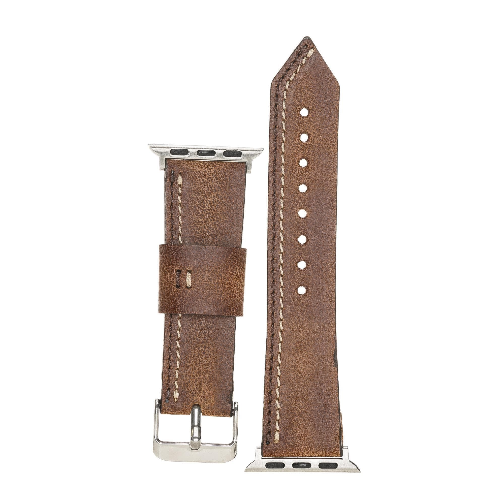 Leather Apple Watch Bands - BA4 Style