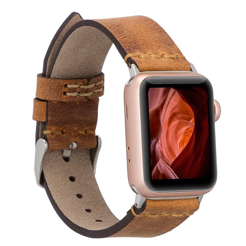 BA7 Style Genuine Leather Apple Watch Band