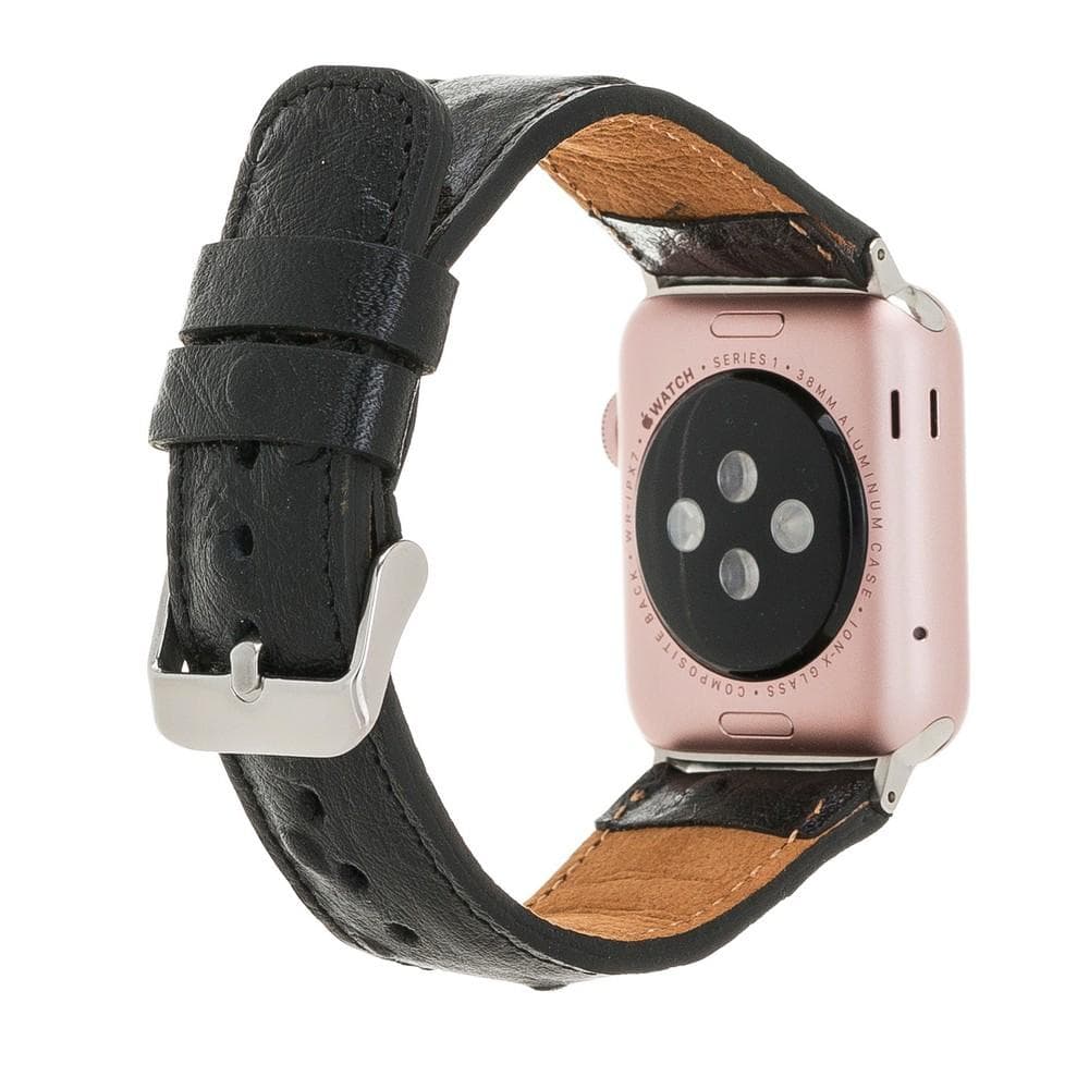 Hereford Klasik Renkli Apple Watch Deri Kayış