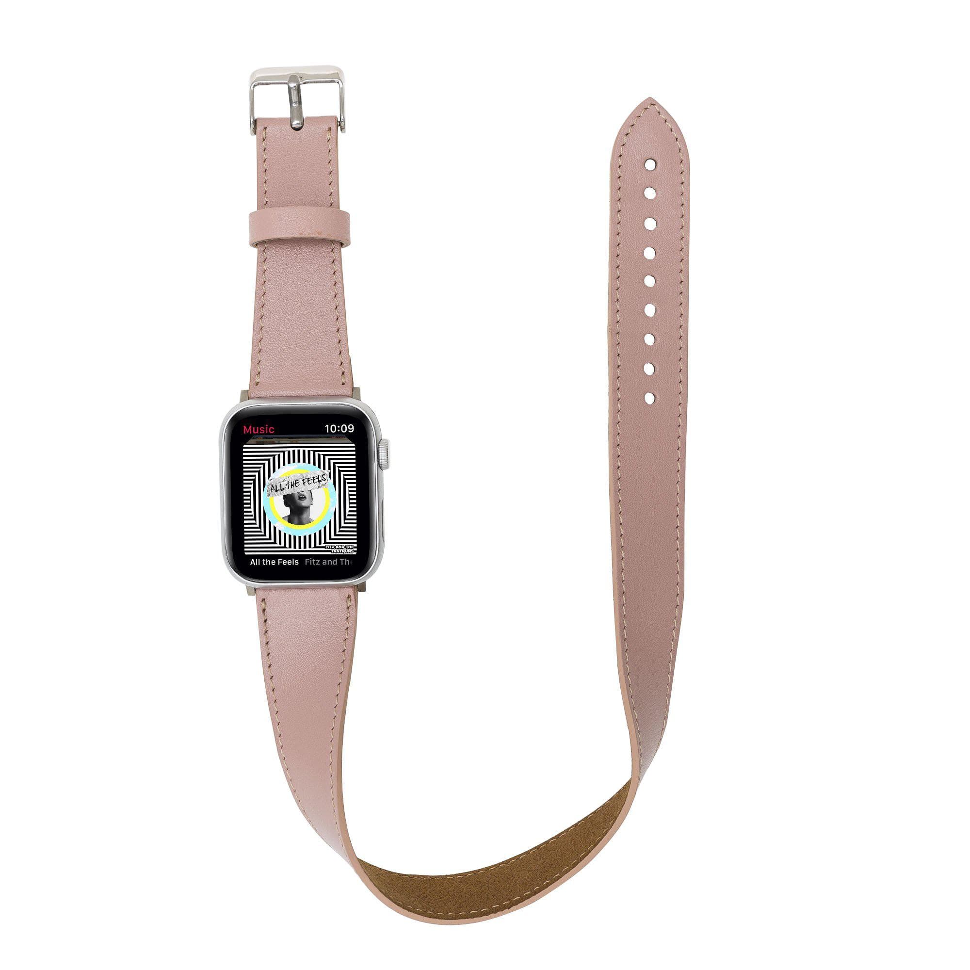 Lancaster Double Tour Classic Apple Watch Leather Straps