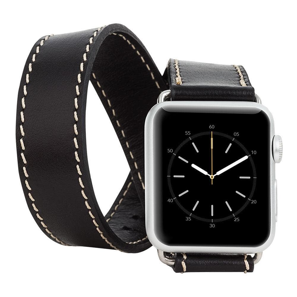 Lancaster Double Tour Classic Apple Watch Leather Straps