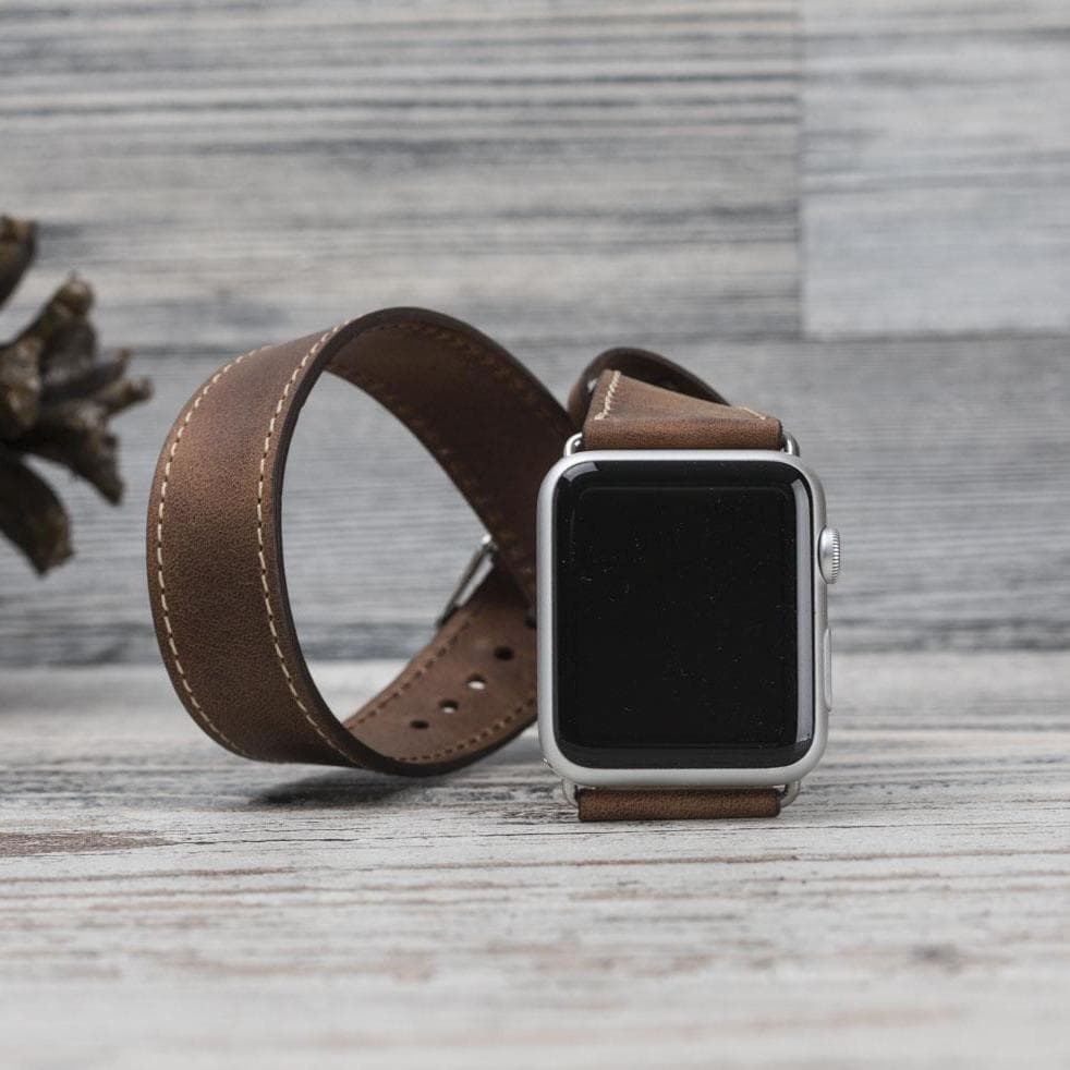 Lancaster Double Tour Classic Apple Watch Leather Straps