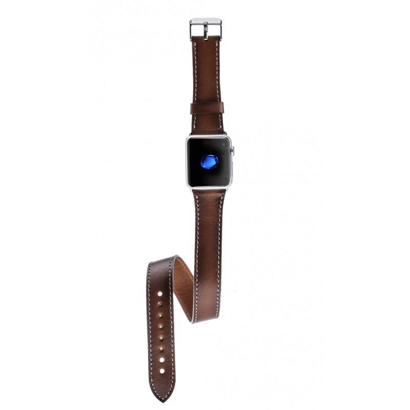 Lancaster Double Tour Classic Apple Watch Leather Straps