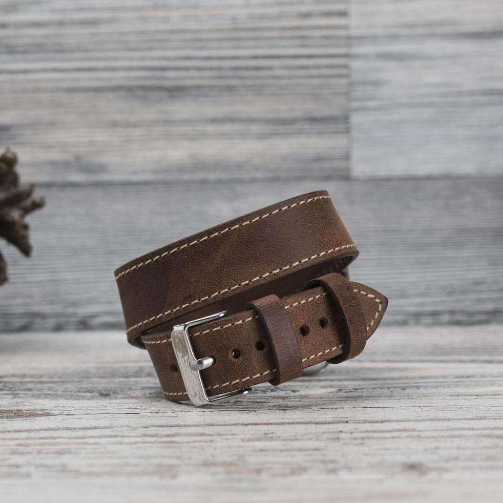 Lancaster Double Tour Classic Apple Watch Leather Straps