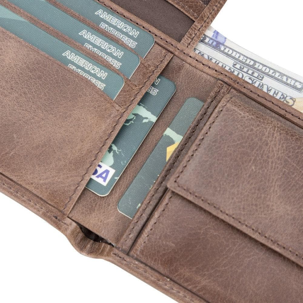 Leather Ben Wallet - Light Brown