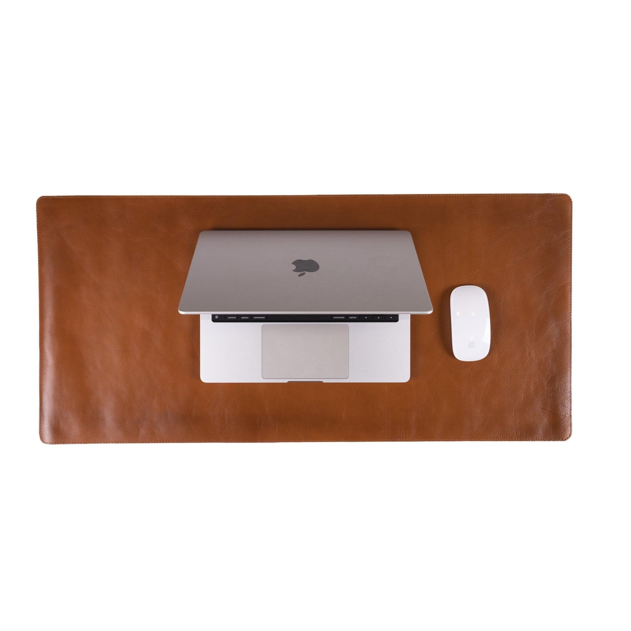 Genuine Leather Desk Mat 37x80