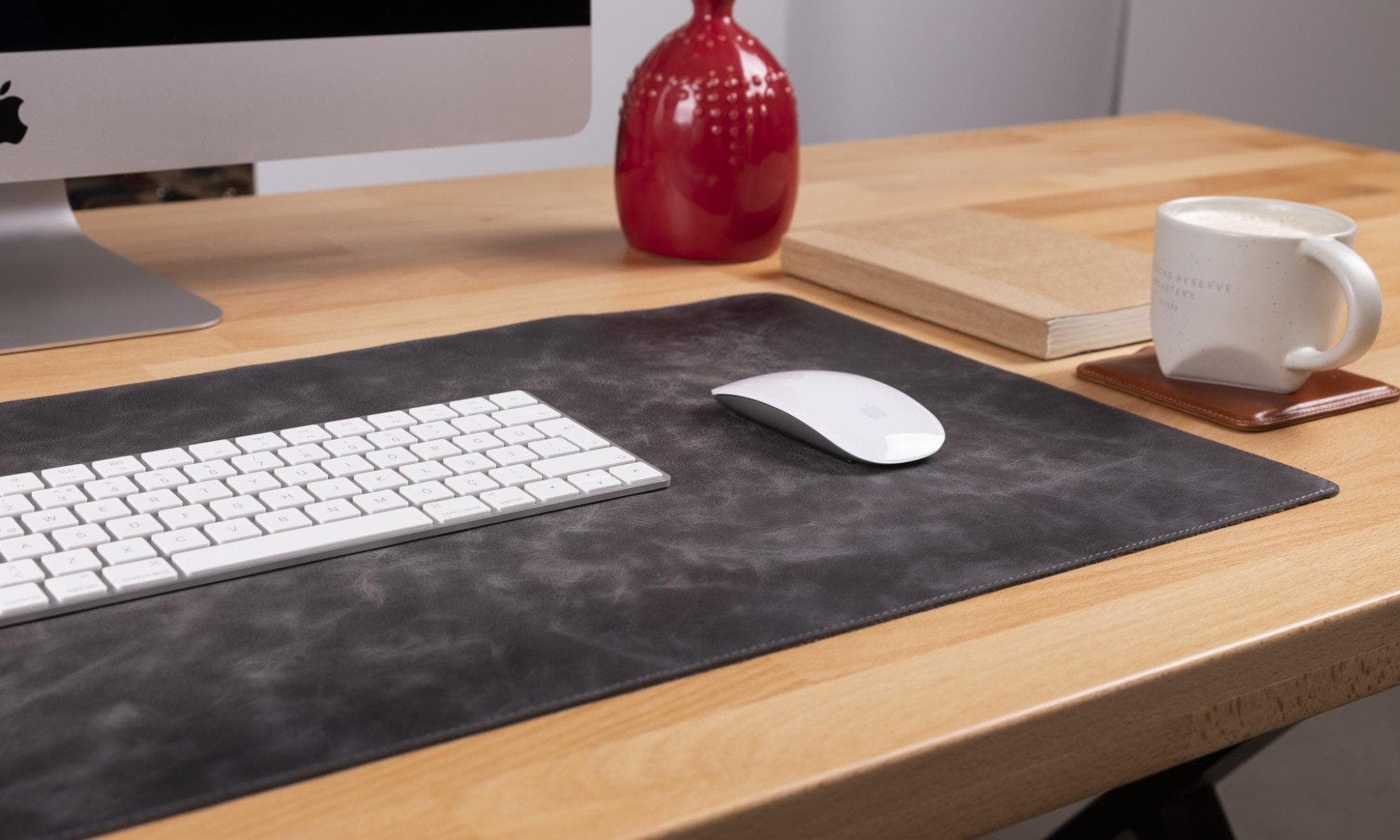 Leather Desk Mat 37x80