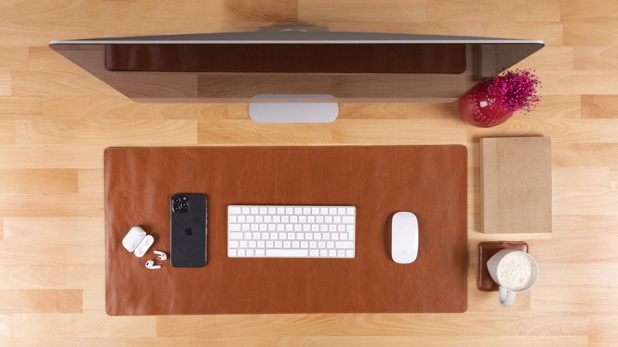 Leather Desk Mat 37x80