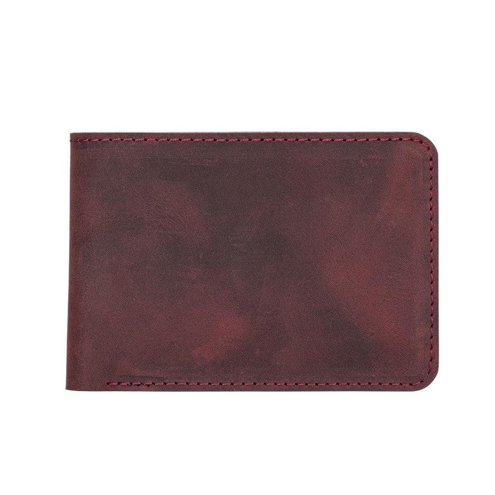 Leather Franco Wallet - Red