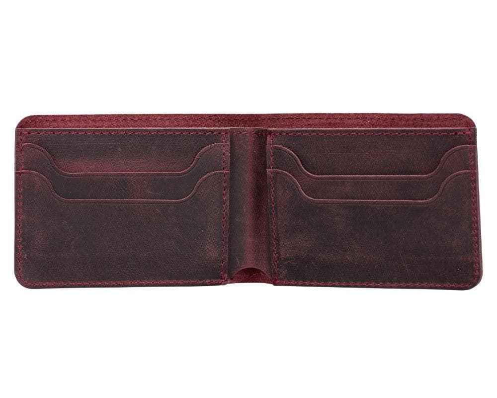 Leather Franco Wallet - Red