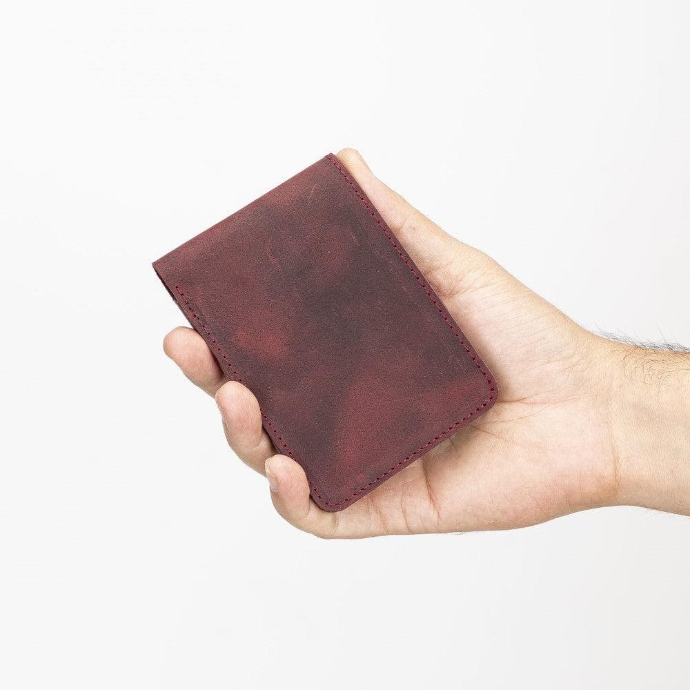 Leather Franco Wallet - Red