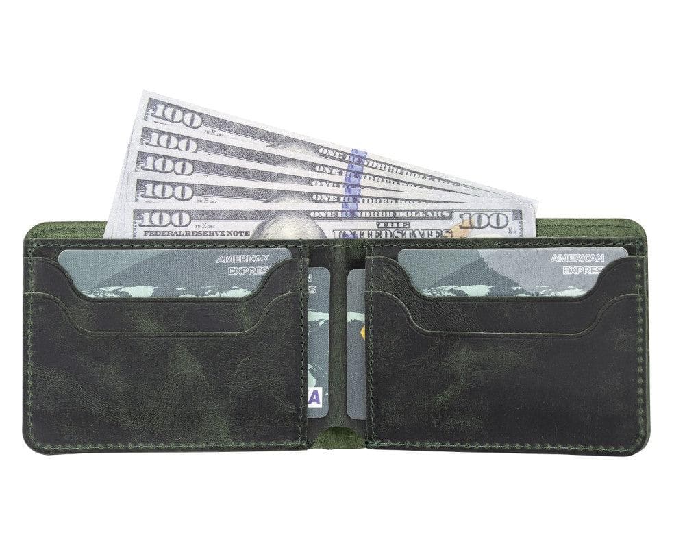 Leather Franco Wallet - Green