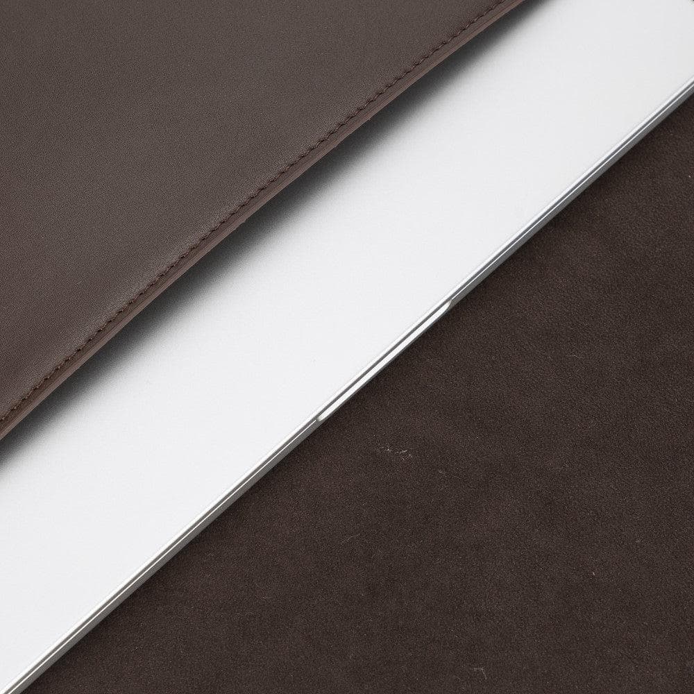 Leather Mac Sleeve - 11" / Brown