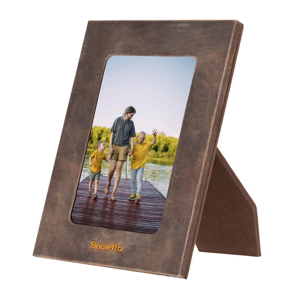 Genuine Leather Photo Frame