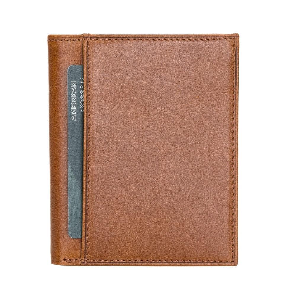 Leather Yetta Card Holder - Floather Brown