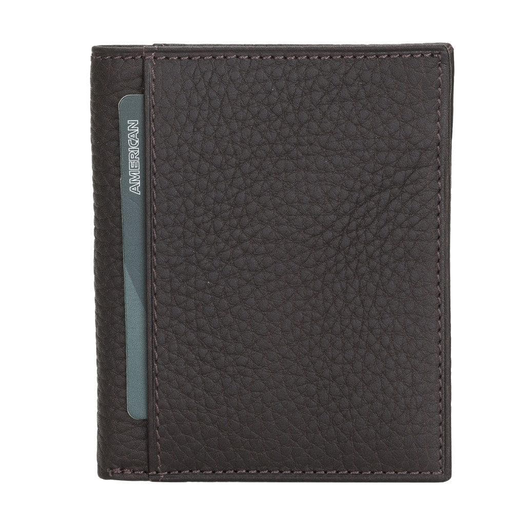 Leather Yetta Card Holder - Floather Brown