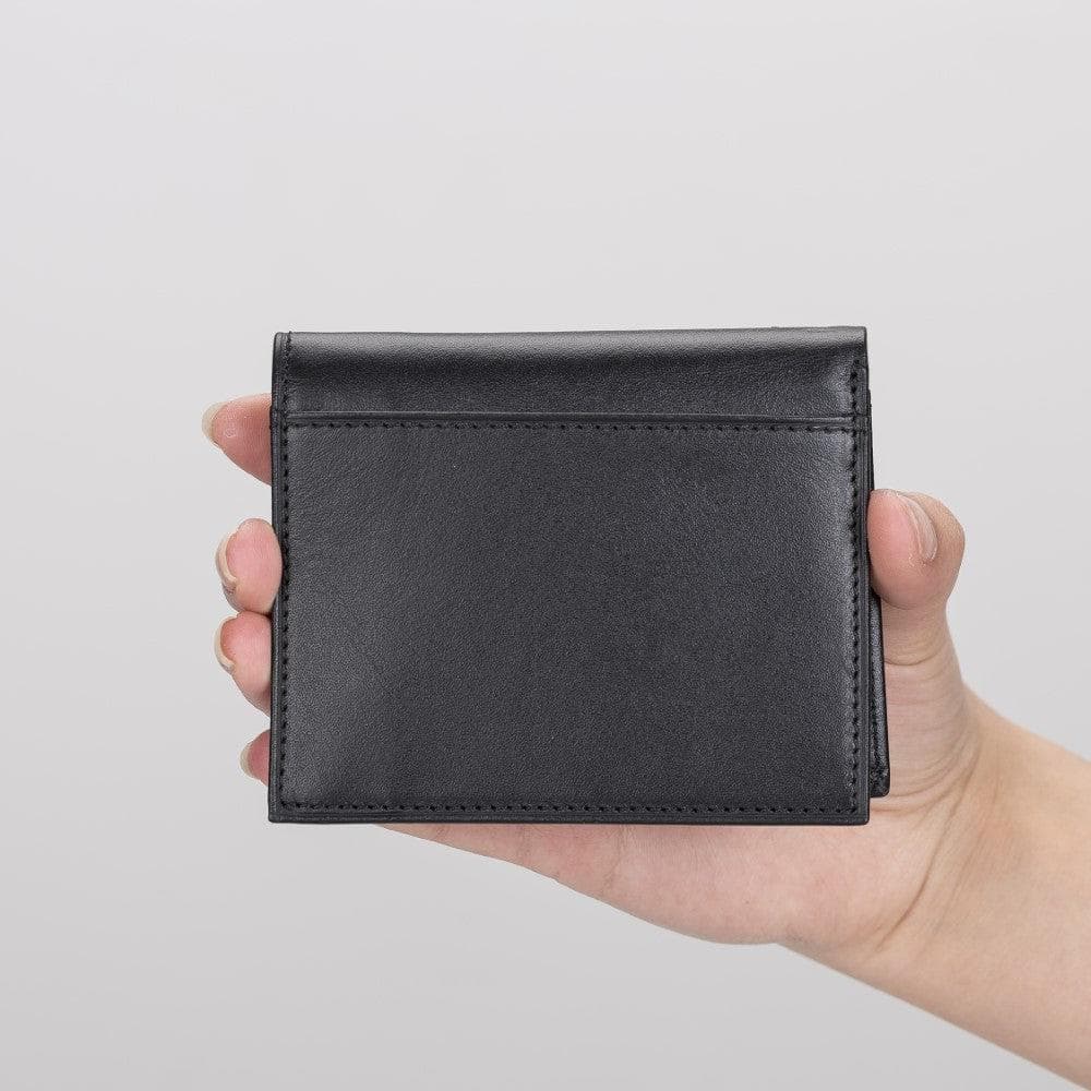 Leather Yetta Card Holder - Black