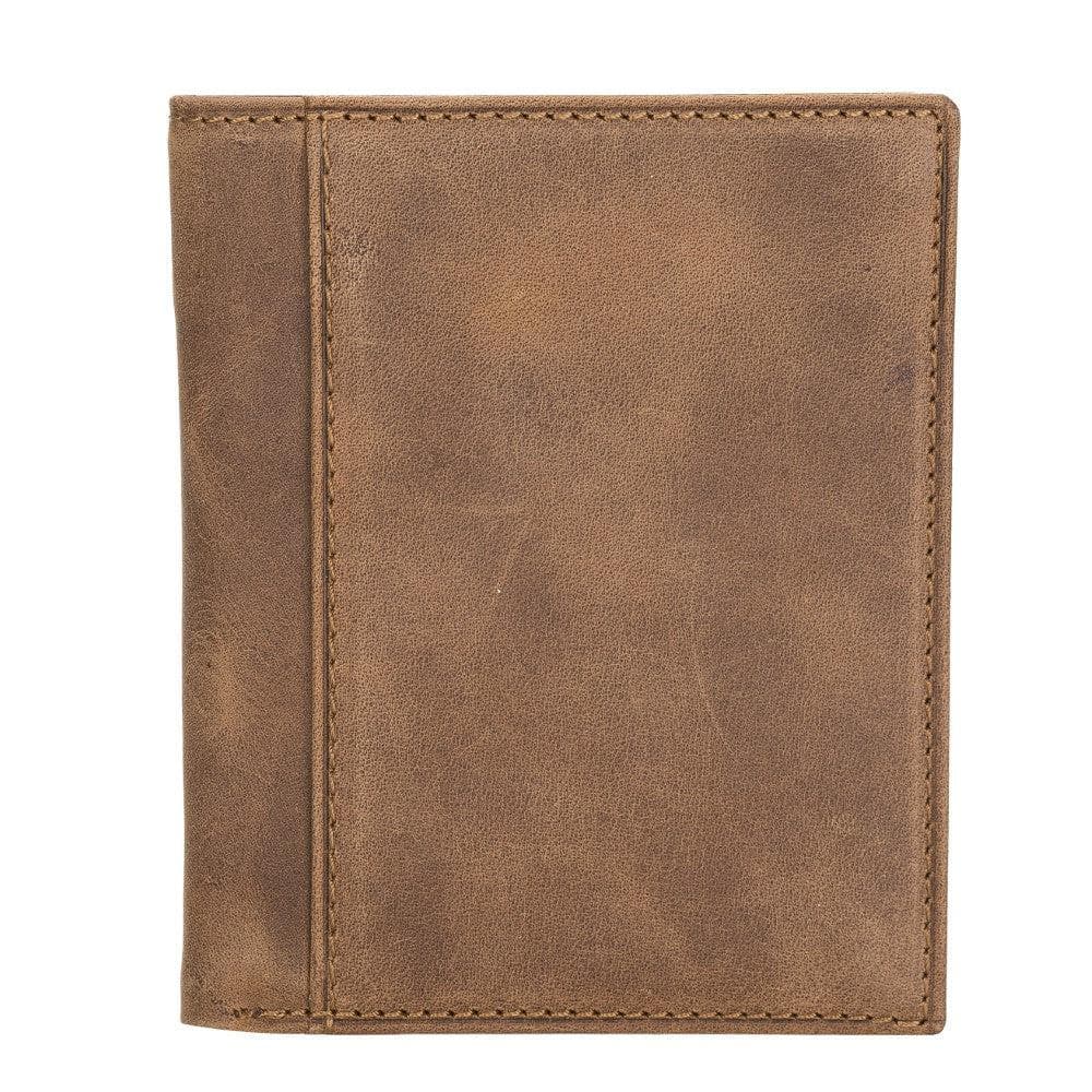 Leather Yetta Card Holder - Floather Brown